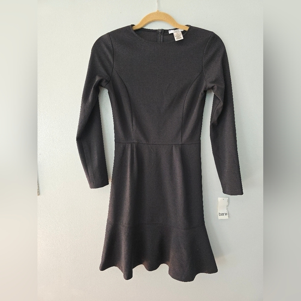 Bar III Womens Little Black Dress Small Wednesday Adams